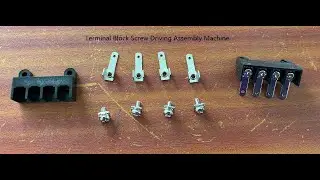 Automatic Terminal Screw Driving Machine Video  4 Screws