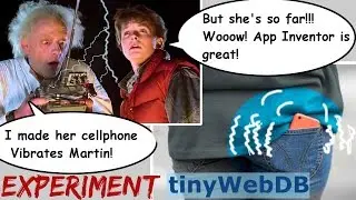 MIT App Inventor tinyWebDB experiment: online Buzzer - Making my daughter's cellphone vibrate