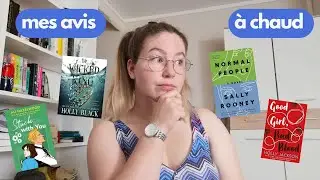 mes avis à chaud sur mes récentes lectures 📖