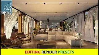 Editing Render Presets for Low-Light Interiors | Lumion Interior Without Natural Light