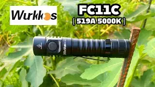 Wurkkos FC11C: High CRI, Buck Circuit Flashlight