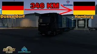 Düsseldorf To Hamburg [Euro Truck Simulator 2] (Day 9)