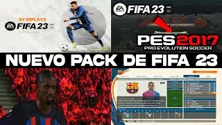 PACK DE FIFA 23 A PES 2017 CON ESTE MOD TU PES SE MIRARA MAS REALISTA Y TE DARAN MAS GANAS DE JUGAR😍
