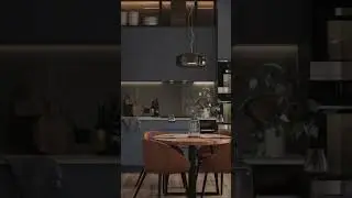 Интерьер маленькой кухни. Варианты оформления. #shorts