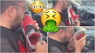 Man Pays $20 to Lick Michael Jordan Sneaker 👟😳🤢🤮