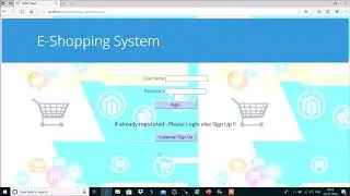 E-Shopping System  using Java