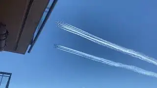 Blue Angels flyover