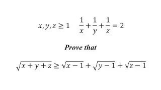 SMART Inequality of SQUARE Roots | Introduction to Cauchy-Schwarz Inequality