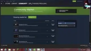 How to get steam backgrounds from the Market