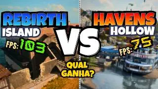 Which map gives more FPS: Rebirth vs. Havens | RX 580 in 1080p