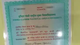 IGNOU se admission se lekar degree completion tak kya kya milta hai