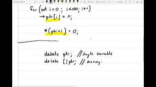 102 - Dynamic memory allocation in c++