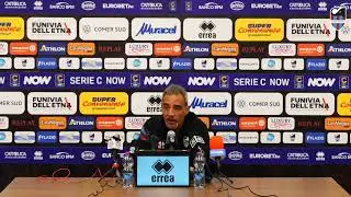📌  𝗣𝗼𝘀𝘁 𝗚𝗮𝗿𝗮  👉🏻Catania-Avellino🎤 Mister Toscano