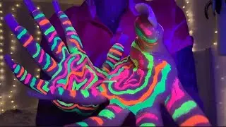 ASMR Cosmic Reiki | Positive Affirmations, Semi Inaudible & Plucking [Hand Movements]