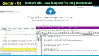Selenium VBA - How to upload file using Selenium VBA