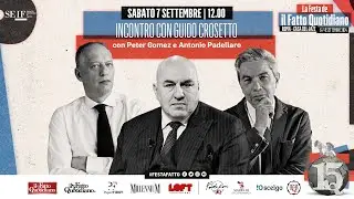 Peter Gomez e Antonio Padellaro intervistano Guido Crosetto