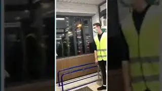 MAN BEDREIGT ALDI MEDEWERKER ( RUZIE OM MONDKAPJE )