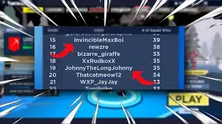 Roblox Fortnite with LEADERBOARD PLAYERS 🔥🔥🔥