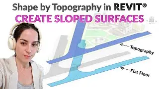 REVIT® TUTORIAL - Design Sloped Floors in Revit Using Model Lines - Full Workflow