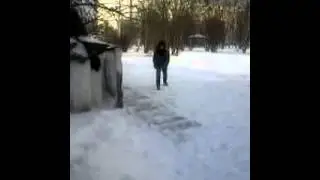 Агу в снегу