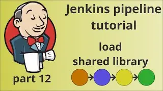 Create Jenkins pipeline, part 12 | Load shared library | tutorial