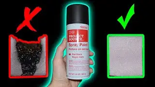 Spray Paint Foam Like A Pro!