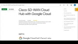 Cisco: SD-WAN Cloud Hub with Google Cloud || 