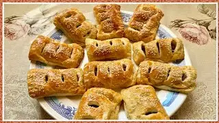 СУПЕР ВКУСНЫЕ ,МЯГКИЕ СЛОЙКИ С МЯСОМ !!!