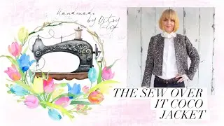 The Sew Over It Coco jacket - in leopard print
