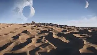 Star Wars Desert Matte Painting