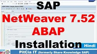 SAP NetWeaver 752, Install SAP ABAP for Practice 