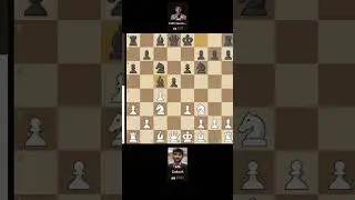 Gukesh vs Vidit Chess Match ♔ #shorts #short #chess #alirezafirouzja #magnus #chessgame #gukesh
