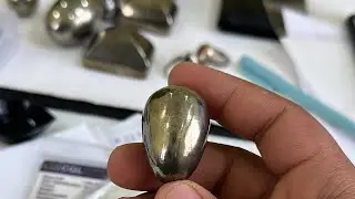 Pyrite raw and polished pice’s 😍