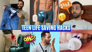 8 TEENAGERS Life Saving HACKS | Intimate Care, Skin Care, Grooming & Underwear Hacks | ANKIT TV