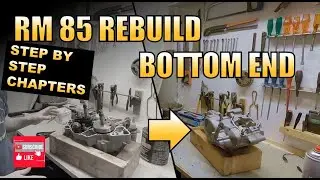 Suzuki Rm85 Engine Rebuild 5 - Bottom end assembly /Speedway Bike
