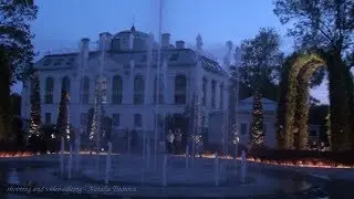 Санкт Петербург город романтиков Фонтан Вечер
