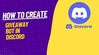How to get GiveAway bot in your discord server!