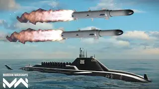 Modern Warships: CN TYPE 096 with anti submarine YU-8 Missile.