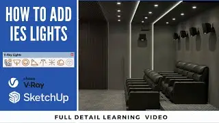 Vray Render Settings | IES Lights Settings | Vray interior lighting & rendering tutorial