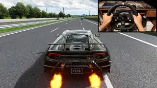 1083HP Lamborghini Huracan Performante on Autobahn - Assetto Corsa