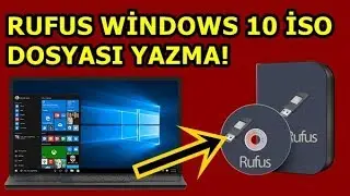 RUFUS WİNDOWS 10 ISO KURULUM DİSKİ OLUŞTURMA UEFI