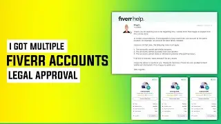 How I Got Multiple Fiverr Accounts Legal Approval | Multiple Fiverr Accounts | 2021 Updated Guide