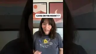 Catch me hiding from the world in a lunar cave #astronomy #shorts