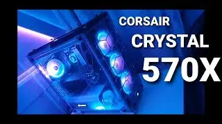 •Corsair Crystal 570x White Gaming  Pc Build•