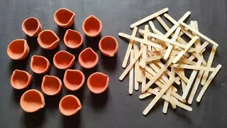 Unique Diwali Craft Idea | Diwali Diya Stand Making | Home Decoration Ideas