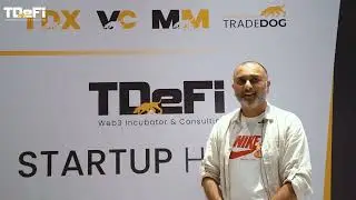 We  Jiten Varu, Head of Web3 EMEA , at the #TDeFiStartupHouse in Dubai.