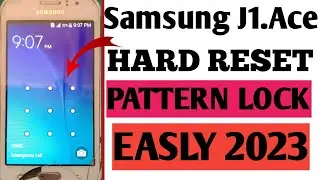Samsung j1 Ace Hard Reset 2023 How to remove pattern lock EASLY without PC 2023
