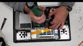 Asus N750J disassembly - change battery, thermal paste - how to open laptop