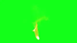 Fire green screen. Footage.
