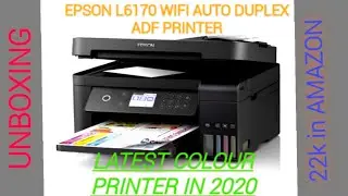 EpsonL6170 Wifi AutoDuplex ADF Printer Unboxing In Kannada //2020//